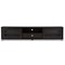 Baxton Studio Beasley 70-Inch Dark Brown TV Cabinet with 2 Sliding Doors and Drawer 118-6481 - alternate 1